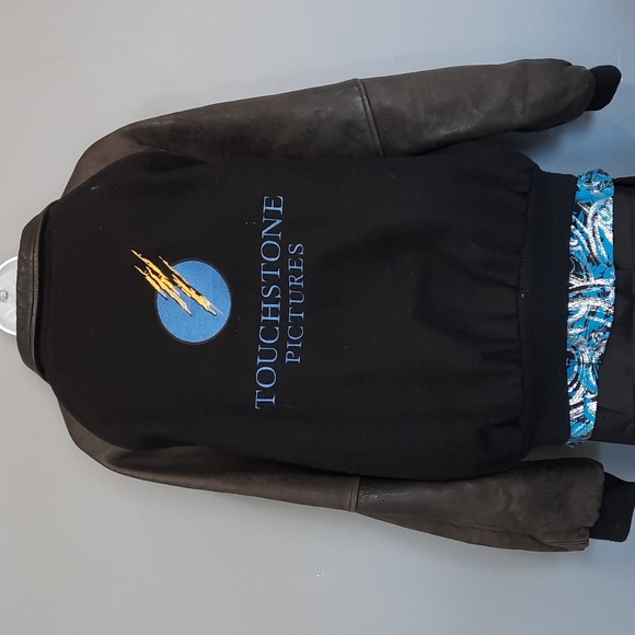 Vintage Walt Disney Touchstone Pictures Staff Leather Jacket - Picture 1 of 4